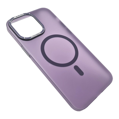 Чехол-крышка матовый berlia magnetic 14pro фиолетовый