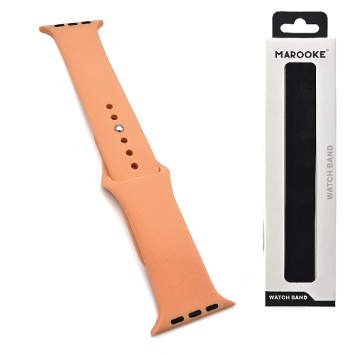 Ремешок marooke watchband силиконовый (42/44/45/49мм) оранжевый l