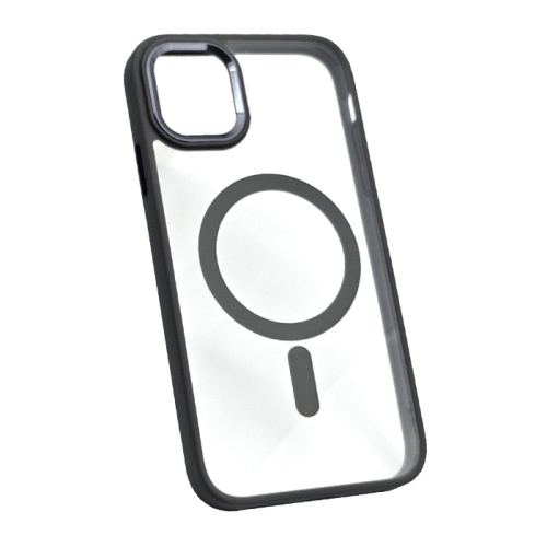 Чехол-силикон clear case #014 magsafe для iphone 11 в пакетике серый