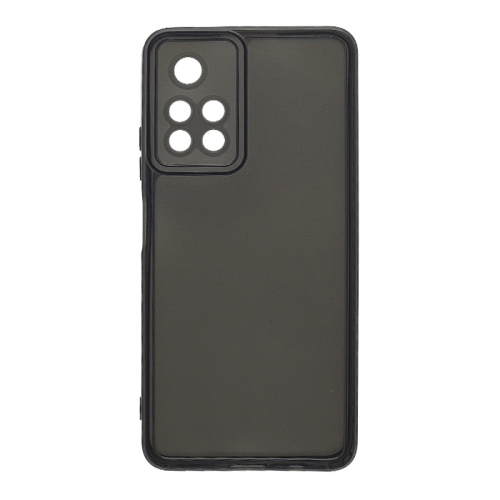 Чехол-силикон dark transparent xiaomi poco m4 pro/5g черный