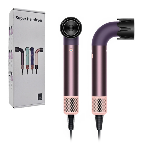 Фен для волос super hair dryer hd18 фиолетовый