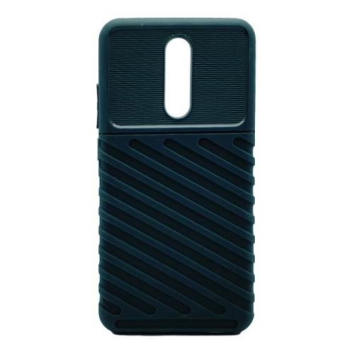 Чехол-силикон 3d полосы 2020 xiaomi redmi 8 зеленый