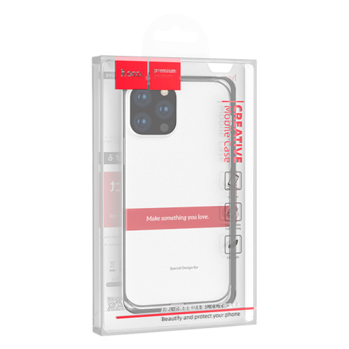 Чехол-силикон hoco series tpu для iphone 16 pro прозрачный