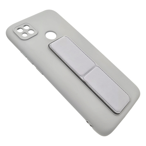 Чехол силикон new stand case xiaomi redmi 9с серый