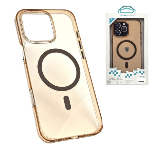 Чехол-крышка dfans design gloss для iphone 16 pro max золотой