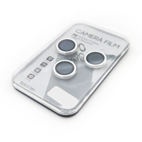 Стекло защитное на камеру camera film 16 pro/16 pro max серебристое