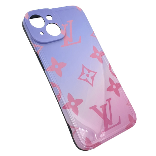 Чехол-силикон full print brends для iphone 14 pro max сиреневый