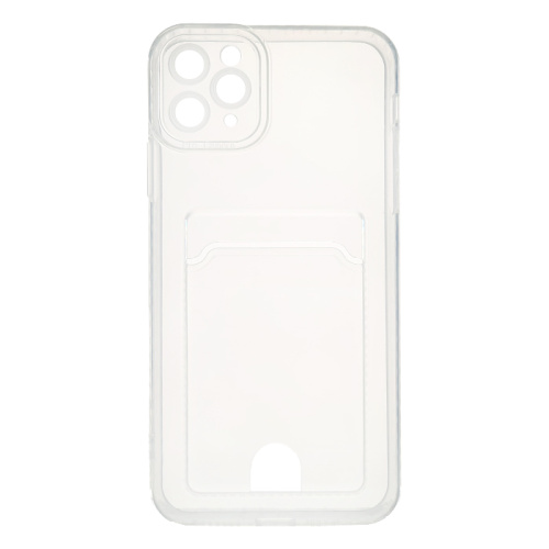 Чехол-силикон card holder iphone 11 pro (5.8) прозрачный