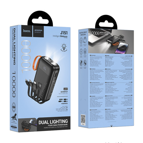 Пзу hoco j151 10000mah (2a) черный