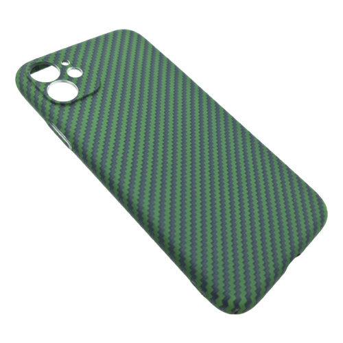 Чехол-крышка luxo карбон для iphone 11 зеленый