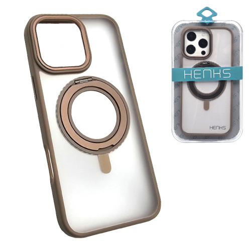 Чехол-крышка henks #56 play magsafe для iphone 16 pro max пустынный титан 