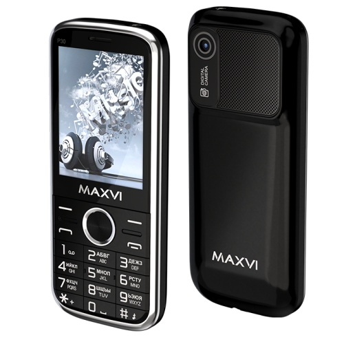 Тел.maxvi p30 black (eac)