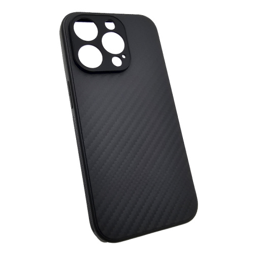 Чехол-силикон likgus carbon для iphone 16 pro max (6.7) черный
