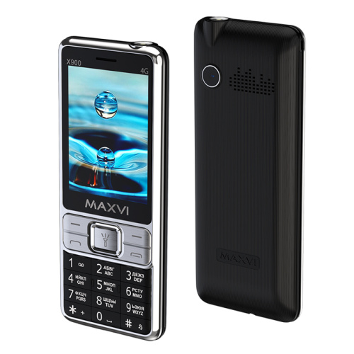 Тел.maxvi x900 (4g) черный (eac)