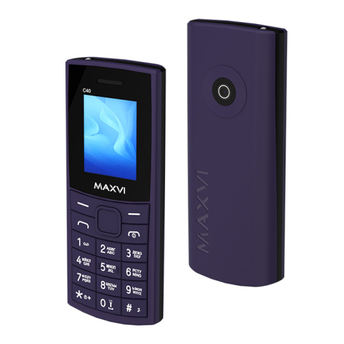 Тел.maxvi c40 purple (eac)