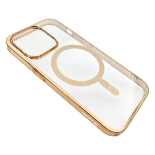 Чехол-крышка devia glimmer series magnetic protective case для iphone 14 pro золотой
