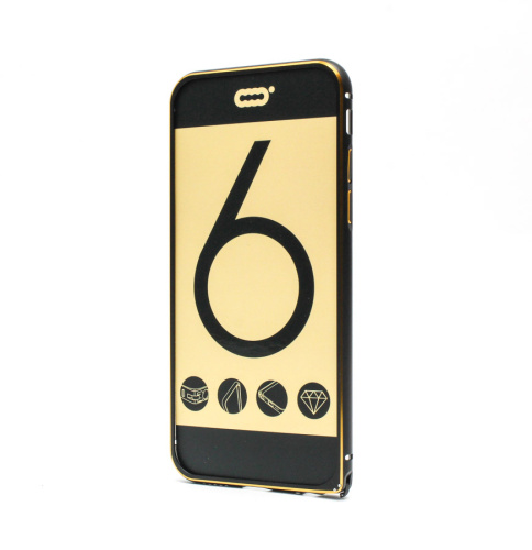 Чехол-бампер icon для iphone 6g металл черный