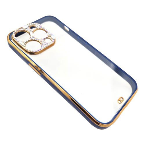Чехол-крышка cam diamond для iphone 14pro max синий