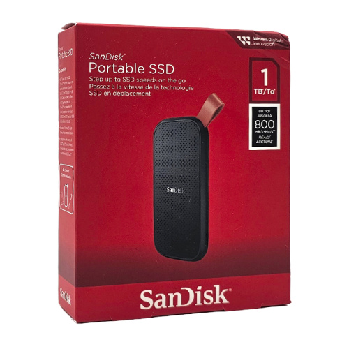 Ssd 1tb usb 3.2 sandisk (800 mb/s) черный