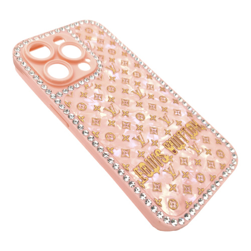 Чехол-силикон louis vuitton для iphone 14 pro max светло-розовый