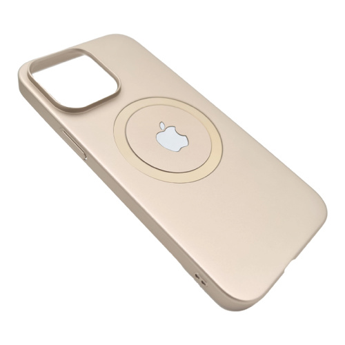 Чехол-крышка c-case magsafe для iphone 14 pro max золотая