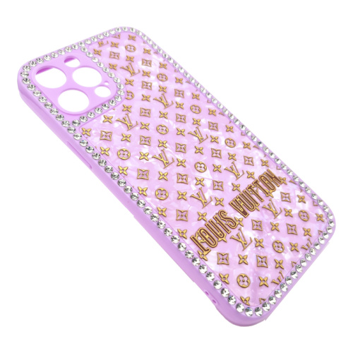 Чехол-силикон louis vuitton для iphone 12 pro max фиолетовый