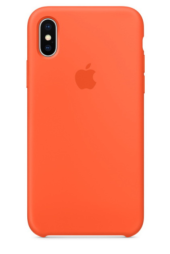 Чехол-силикон silicone case аналог для iphone xr (6.1) оранжевый