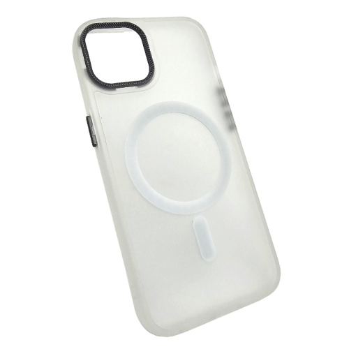 Чехол крышка magnetic collection mil-std для iphone 13/14 белый