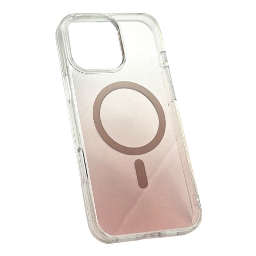 Чехол-крышка case #001 magsafe для iphone 16 pro gold