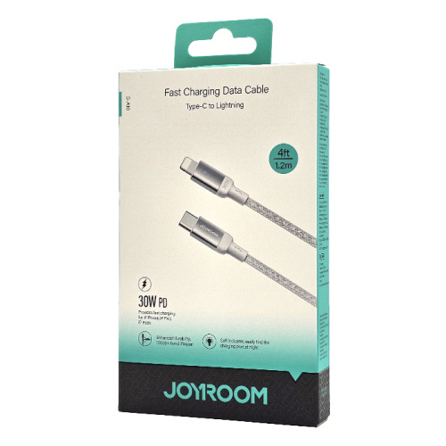 Кабель joyroom c/l s-a10 (30w/1.2m) белый