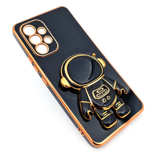 Чехол силикон космонавт Samsung a33 черный