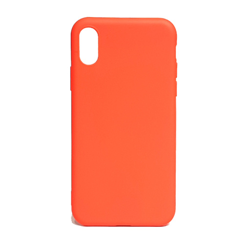 Чехол силикон soft touch для iphone xs (5,8) красный