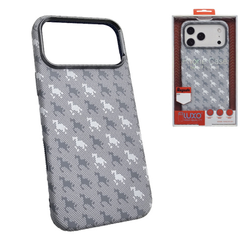 Чехол-крышка #61 luxo magsafe iphone 17 pro max horse серый