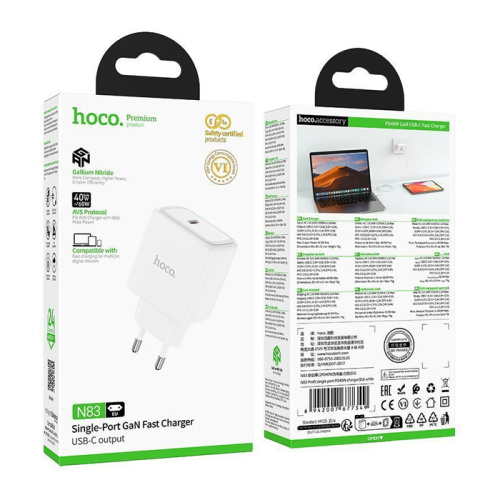 Сзу hoco n83 белое