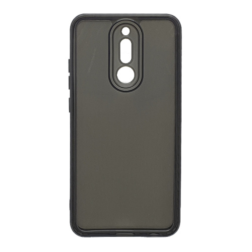 Чехол-силикон dark transparent xiaomi redmi 8 черный