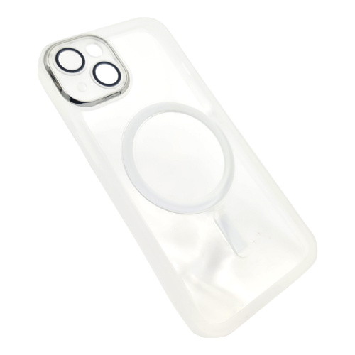 Чехол-силикон creative magnetic для iphone 13 белый