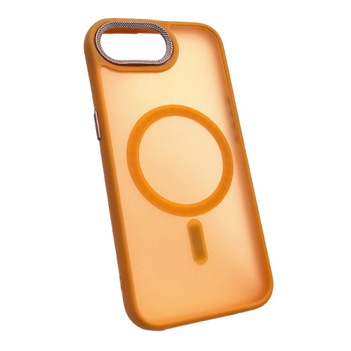 Чехол крышка magnetic collection mil-std для iphone 16e оранжевый