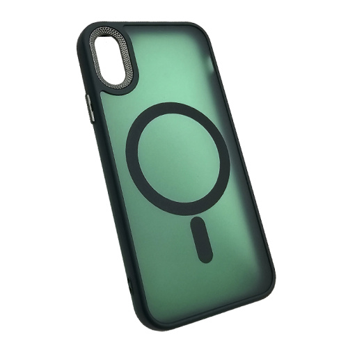 Чехол крышка magnetic collection mil-std для iphone x/xs зеленый