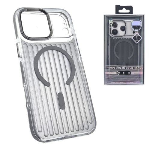 Чехол-крышка njoyny huandy magsafe для iphone 17 pro светло-серый