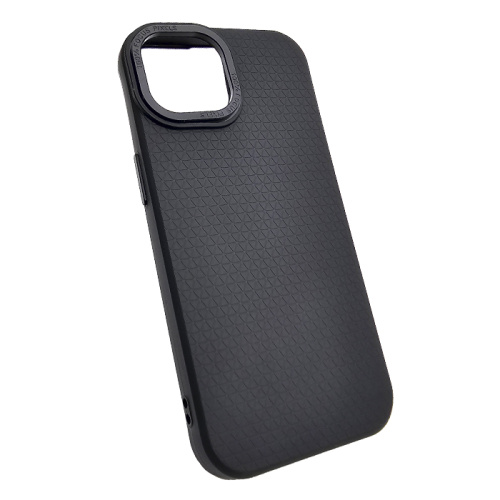 Чехол-силикон focus pixels для iphone 15 черный