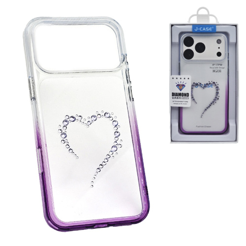 Чехол-крышка #67 j-case diamond iphone 17 pro max фиолетовый