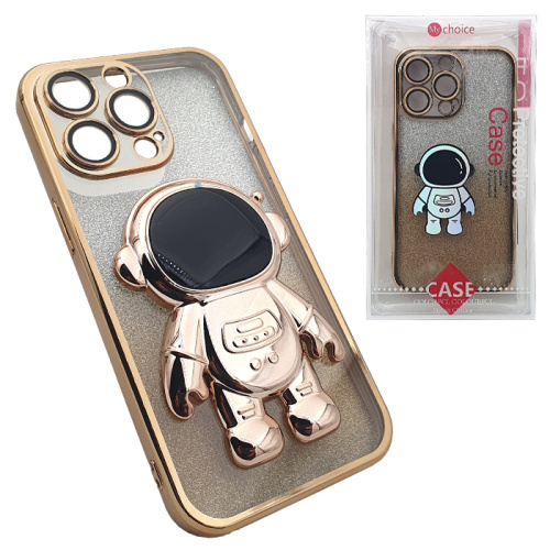 Чехол-силикон astro для iphone 13 pro max золотой