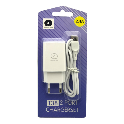 Сзу wuw micro t38 (usb/2.4a) белое 