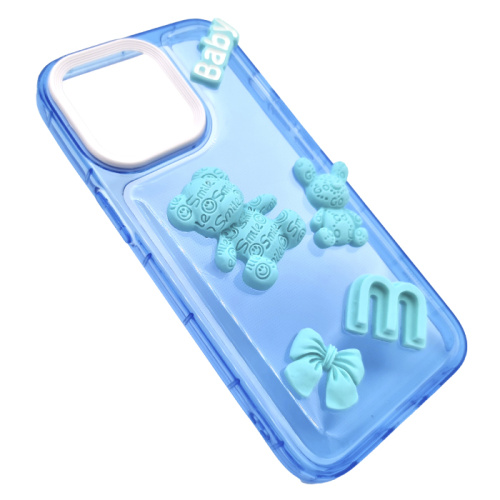 Чехол-силикон air bag baby для iphone 13 pro синий