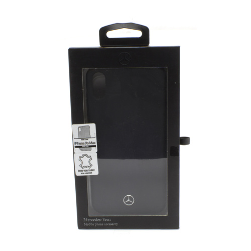 Чехол-силикон mercedes матовый iphone xs max черный