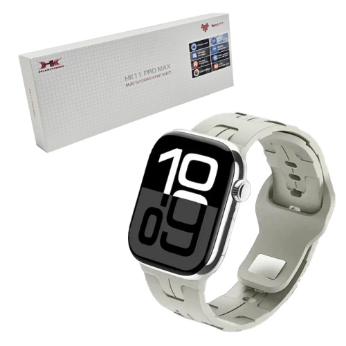 Смарт часы hk11 pro max серые