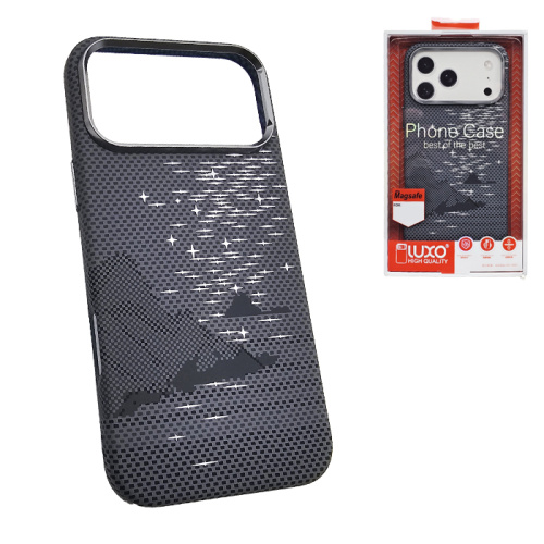 Чехол-крышка #61 luxo magsafe iphone 17 pro max гора с зведами черный