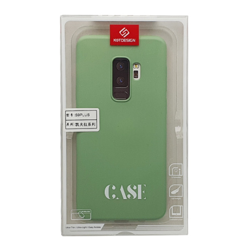 Чехол силикон kstdesign матовый Samsung s9 plus зеленый