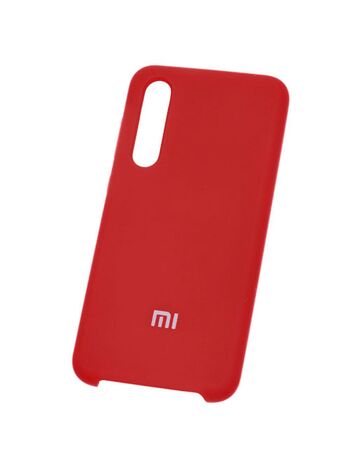 Чехол силикон silicone cover аналог xiaomi mi 10 lite красный
