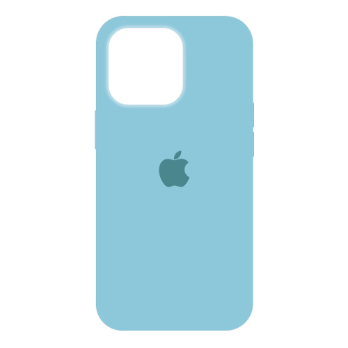 чехол-силикон silicone case NEW для iphone 14Pro Max zxc45 голубой